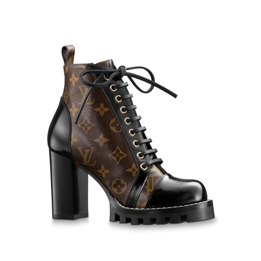 LV Louis Vuitton trail ankle boots. Fits sz 7.5 & 8